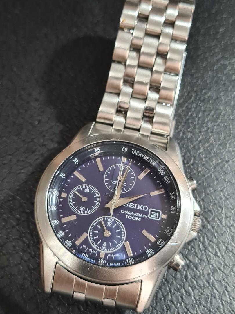 Seiko SNDC11P1 7T94 0LH0 Chronograph Quartz 39mm Men s Fashion