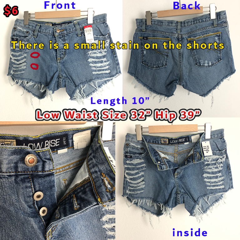 Size 32 denim shorts Clearance