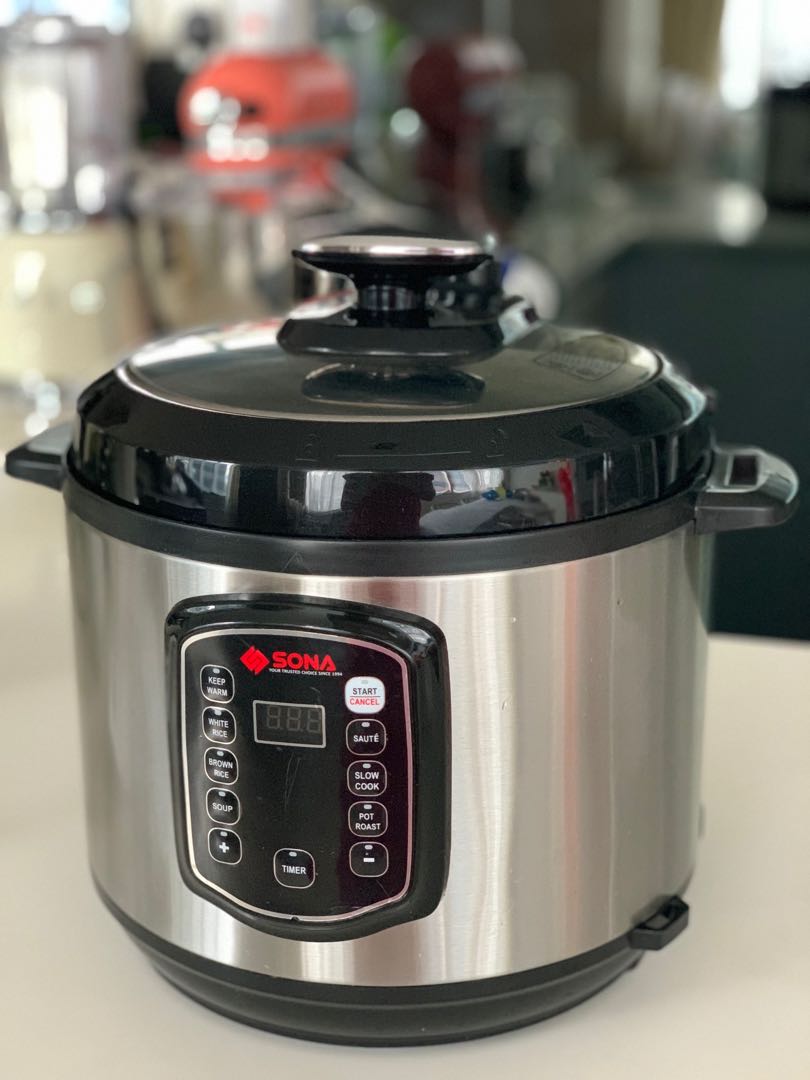 SONA Pressure Cooker Rice Cooker TV Home Appliances Kitchen Appliances Cookers on Carousell