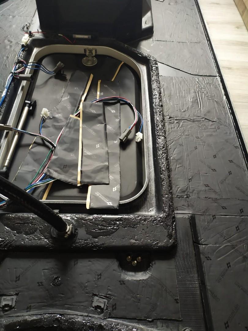 Soundproofing of a Boat Deck and Engine Compartment, Everything Else on