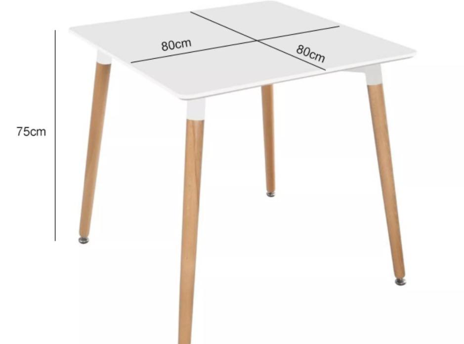Square Table White Dining Table Cafe Table Restaurant Table Furniture Home Living Furniture Tables Sets On Carousell