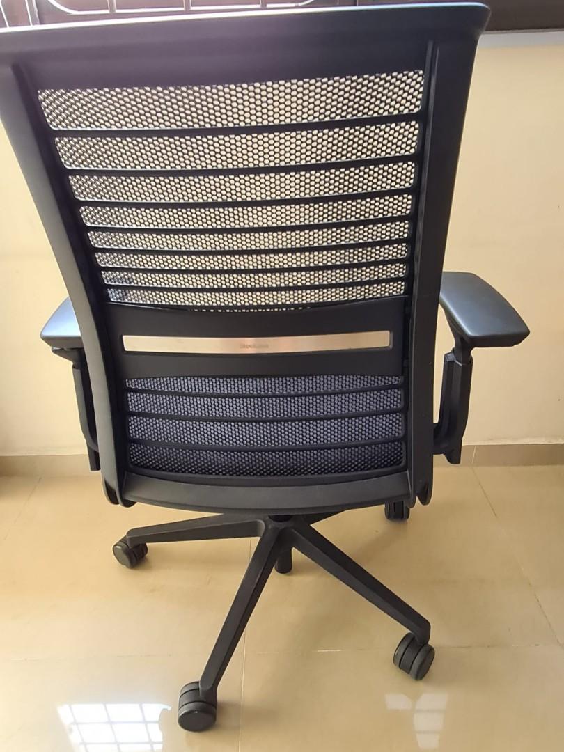 Steelcase Think 3d Knit Office Chair Furniture Home Living Furniture Chairs On Carousell
