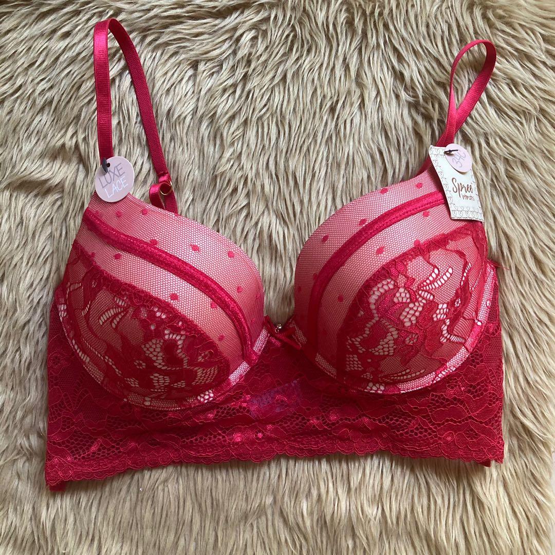 Vintage floral pink wired bra - 36b, Women's Fashion, Undergarments &  Loungewear on Carousell