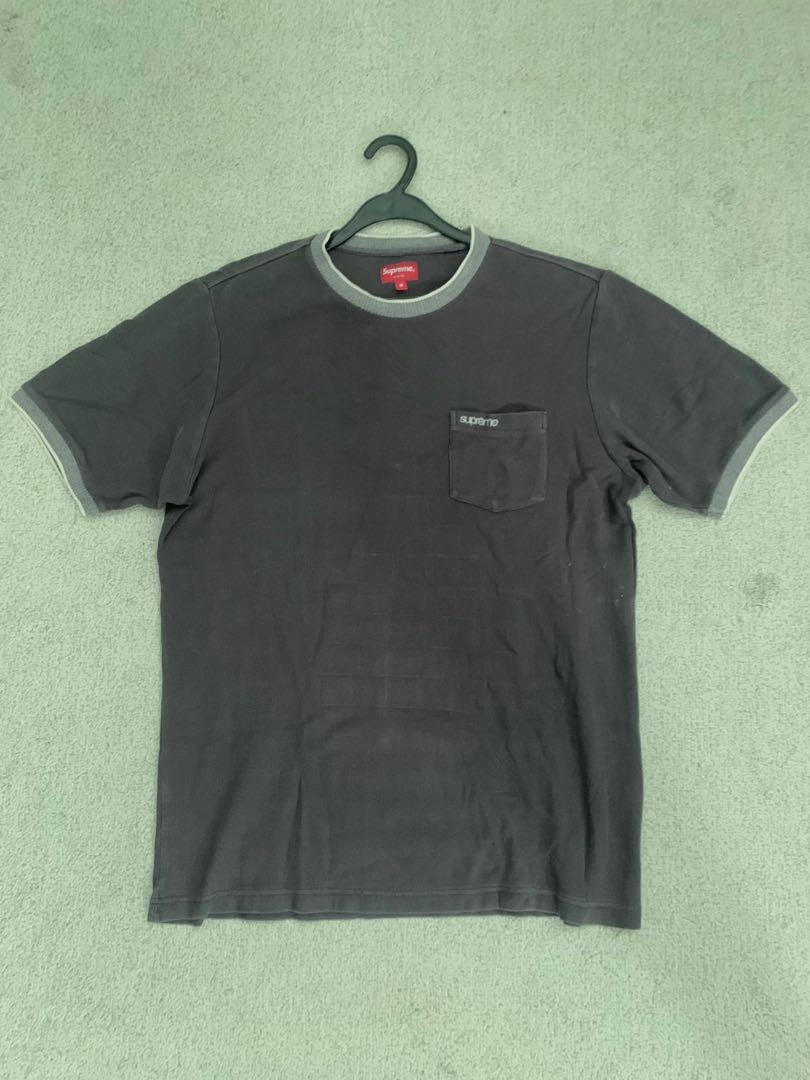 Supreme ribbed pocket online tee