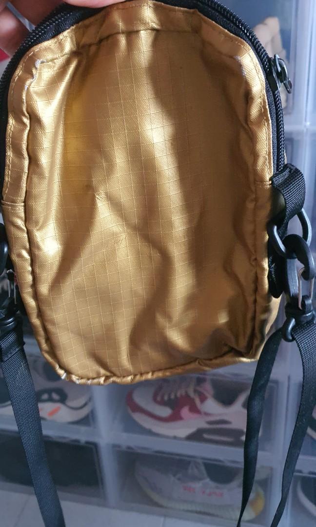 Supreme The North Face Metallic Shoulder Bag Gold