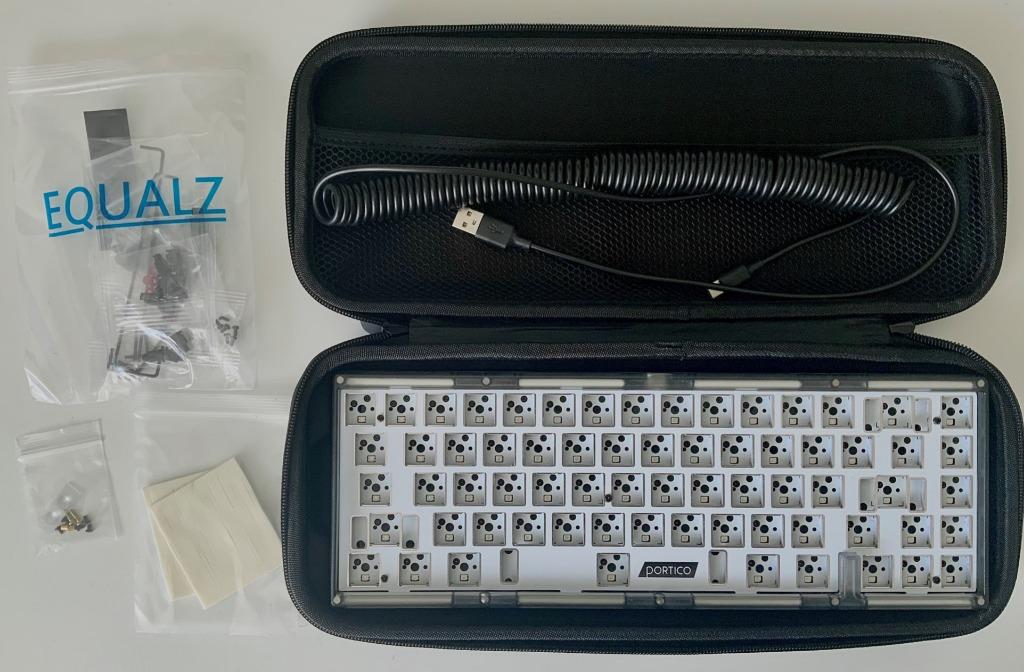 The Key Dot Co Portico Keyboard Build Kit Smoke (Gasket mount 65