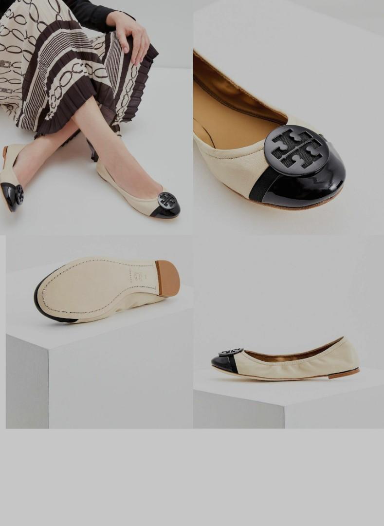 Tory burch minnie outlet cap toe ballet