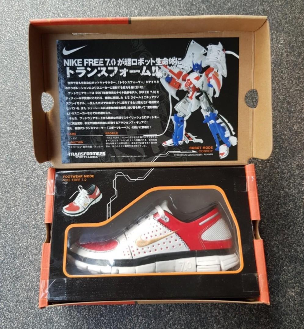 Transformers Sports Label Nike Convoy and Megatron, Hobbies & Toys, Toys & Games on Carousell