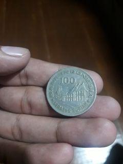 Uang Koin 100 Rupiah Tahun 1978