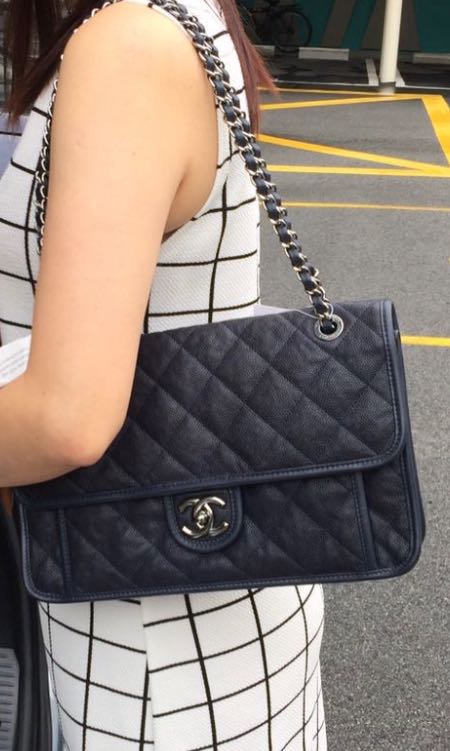 CHANEL, Bags, Chanel French Riviera Medium Flap Bag