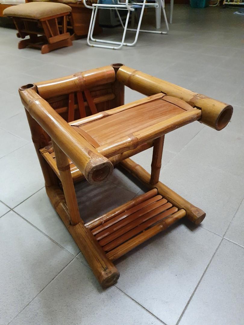 Vintage bamboo baby chair