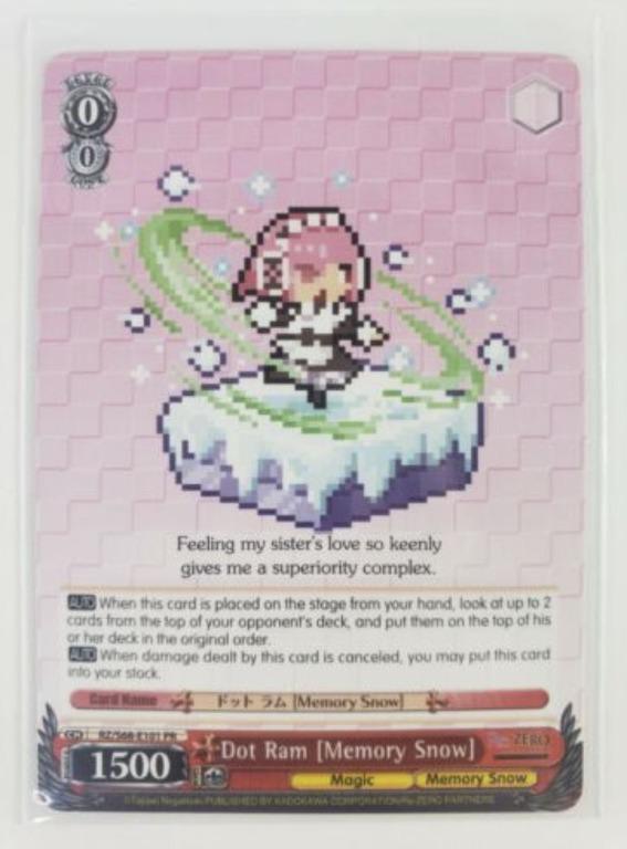 List of Japanese Re:Zero Memory Snow [Weiss Schwarz] Singles | Buy from TCG  Republic - Online Shop for Single Cards