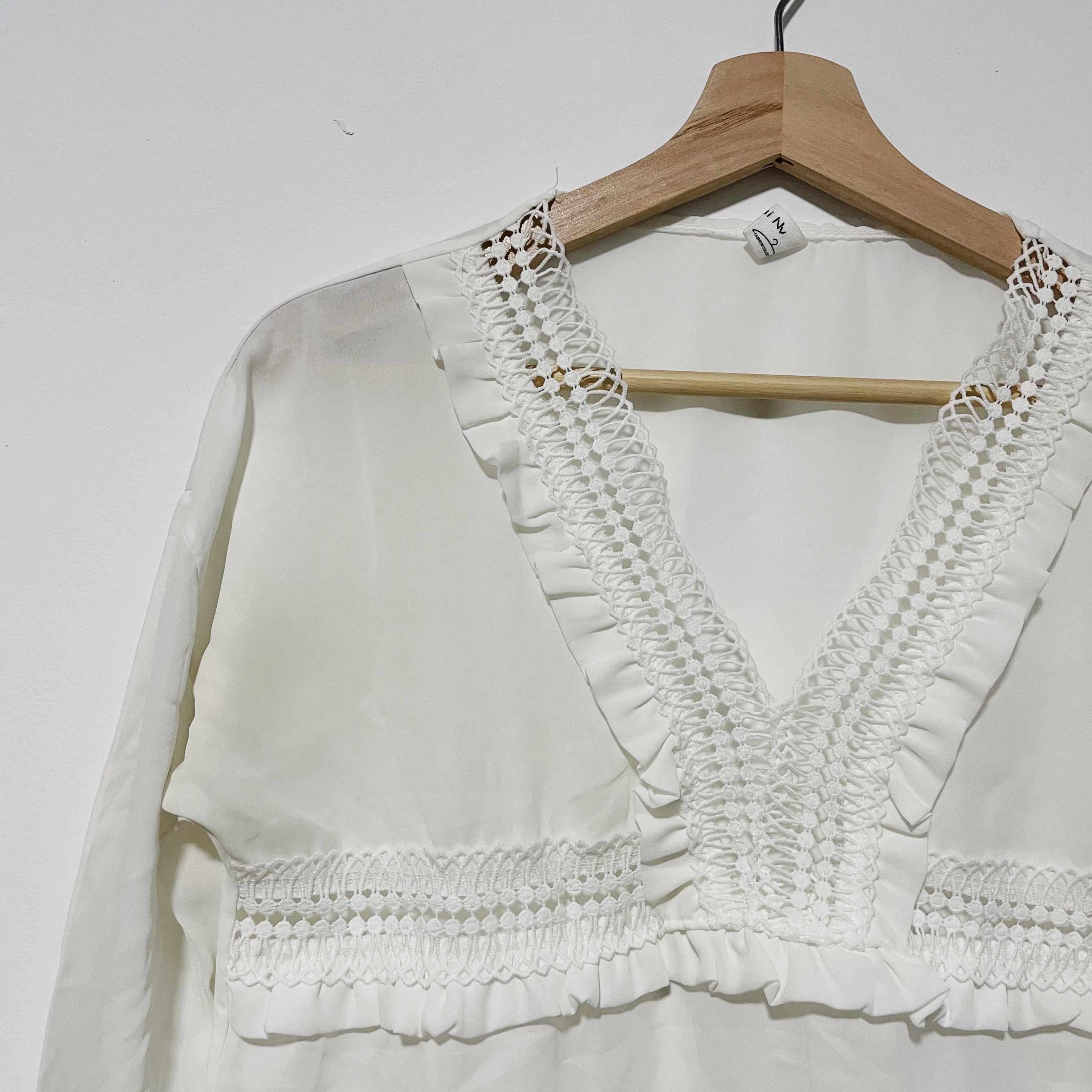 White boho blouse clearance
