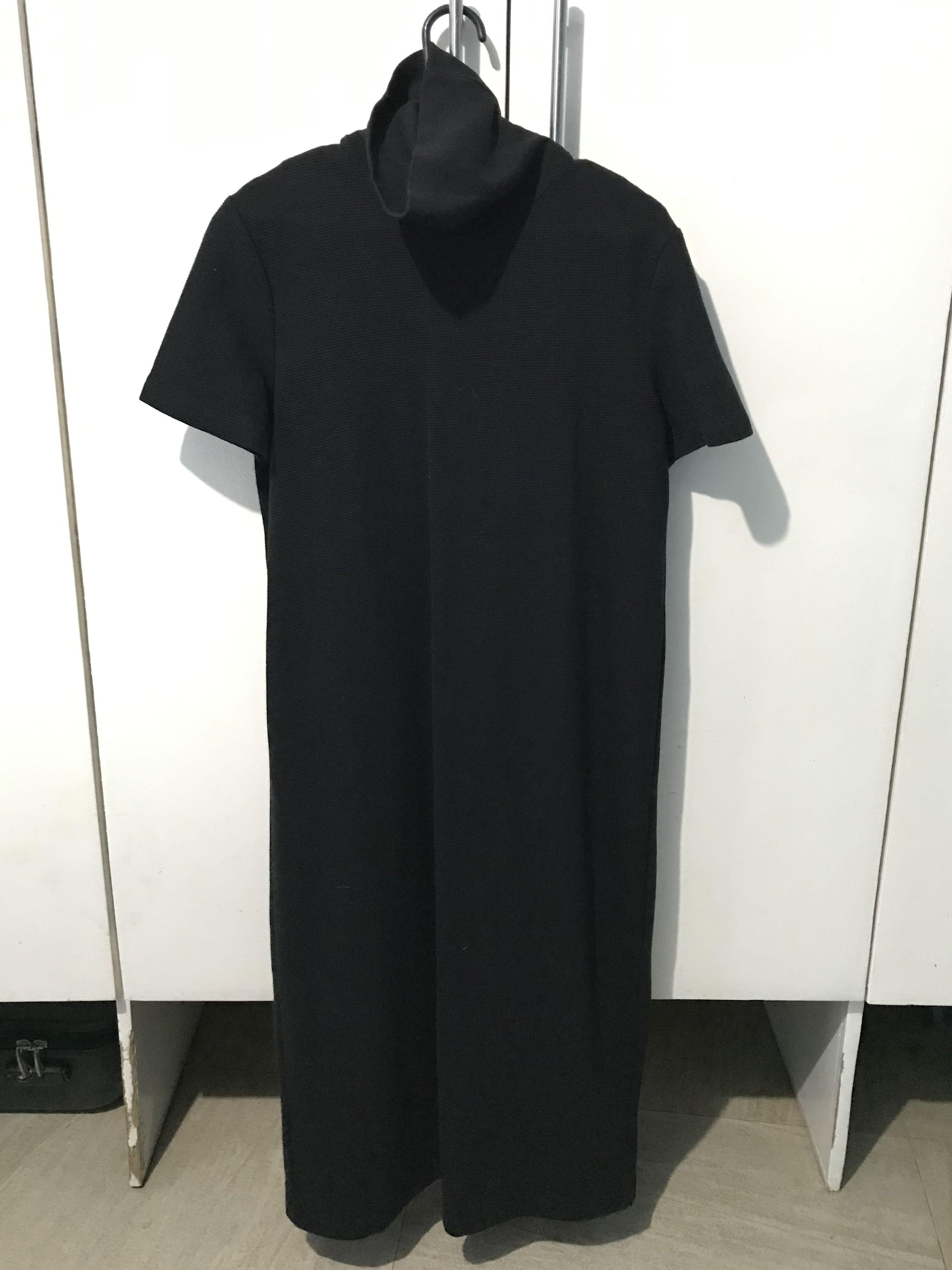 Zara OTTOMAN (Join Life) Black High Neck Midi Rib Dress, Women's Fashion,  Dresses \u0026 Sets, Dresses on Carousell