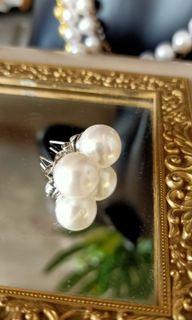 11mm south sea pearl earring gold plated