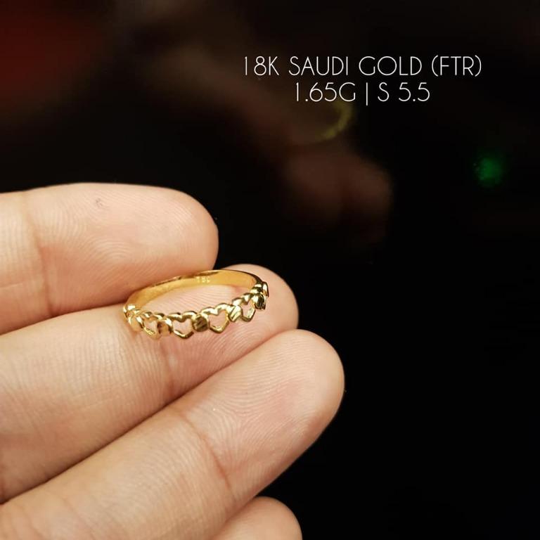 18k saudi gold ring Women s Fashion Jewelry Organizers Rings
