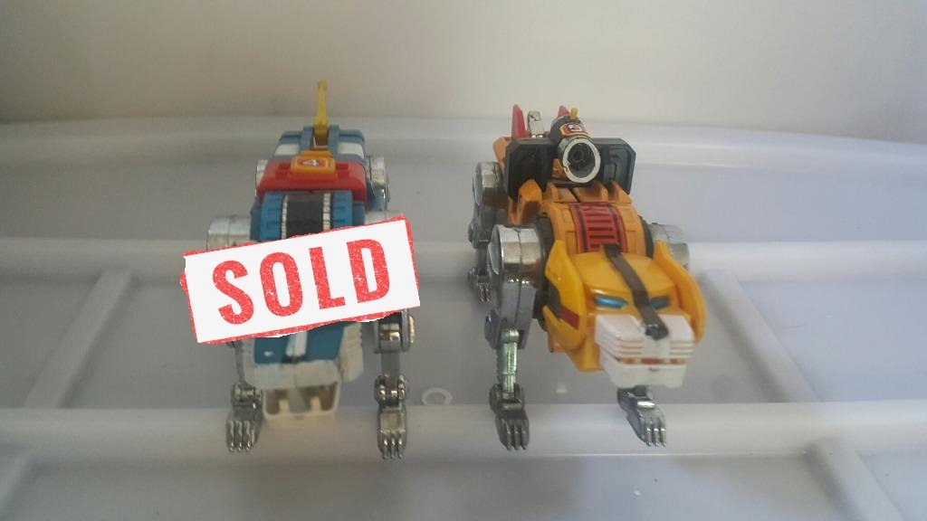 Figurine Vintage Robot Voltron Golion Lionbot - Taïwan - 28 Cm