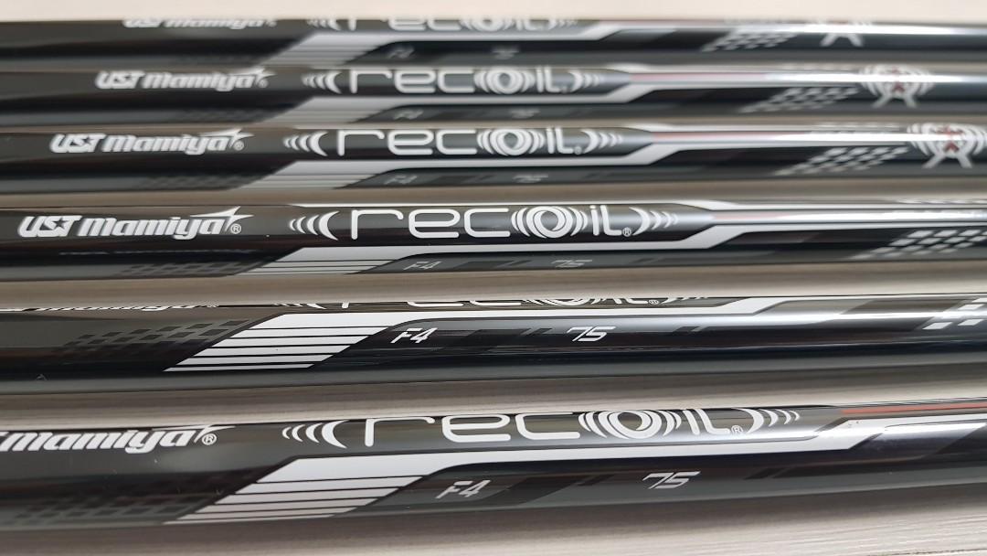 2021 Recoil DART UST Mamiya Graphite Iron Golf Shafts 75 Stiff, Sports