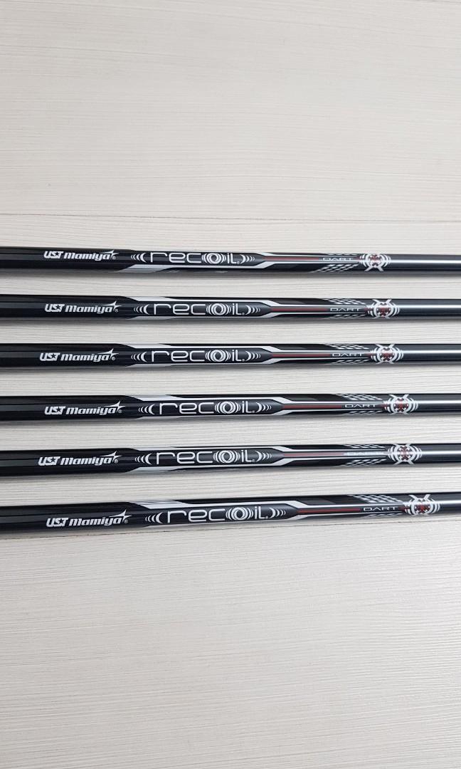 2021 Recoil DART UST Mamiya Graphite Iron Golf Shafts 75 Stiff, Sports