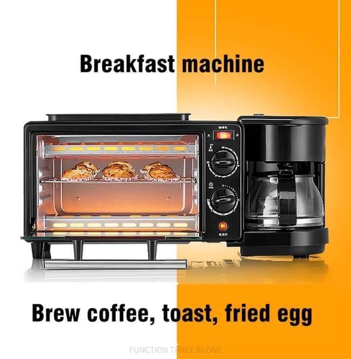 3 IN 1 OVEN, GRILLER AND COFFEE MAKER MULTI-FUNCTIONING TOASTER (Category: Bakeware) located in Quezon City. Submitted by ichealann (Listing ID 1090454431, Image 1). Description: 🔝3 IN 1 OVEN, GRILLER AND COFFEE MAKER MULTI-FUNCTIONING TOASTER 🔷🔹The toaster oven has a 30-minute timer with a glass door and can fit up to 4 slices of 🥖bread, a 7-inch 🍕pizza and can be used to make 🍪cookies and other delicious meals.😋😋 ☕🍵 COFFEE MAKER: 🔷🔹T
