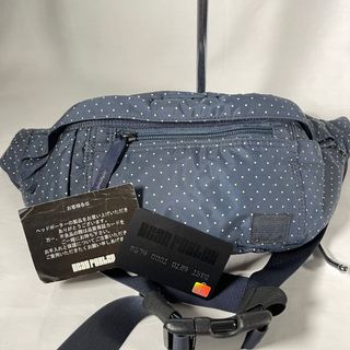 95% new head porter waist bag waist pack dot masternavy dot pattern polka dot deep blue navy62974840107905110