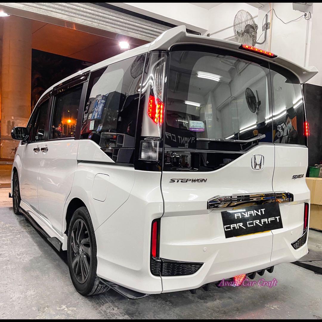 本田 Honda Stepwgn RP3 RP1 包圍 頭唇 裙腳 尾擾流, 汽車配件, 改裝、內外零件 - Carousell