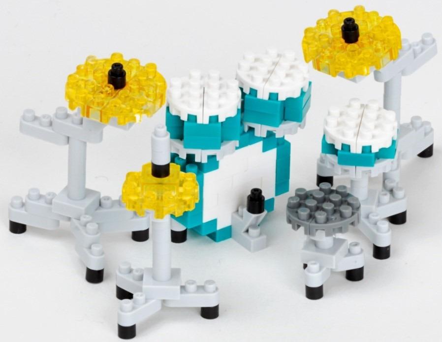 Nanoblock drum set top