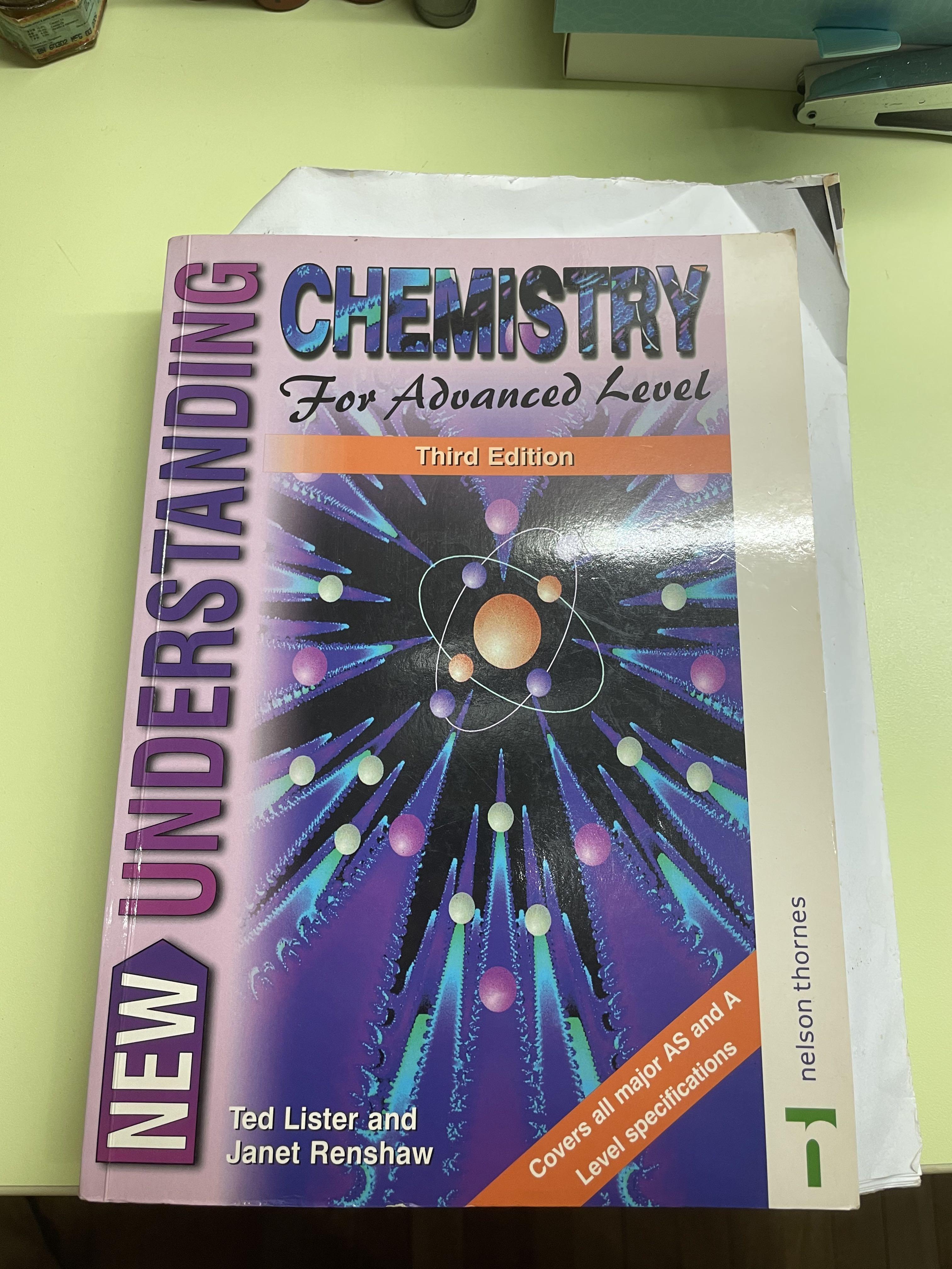 A Level Chemistry Textbook (New Understanding), Hobbies & Toys, Books ...
