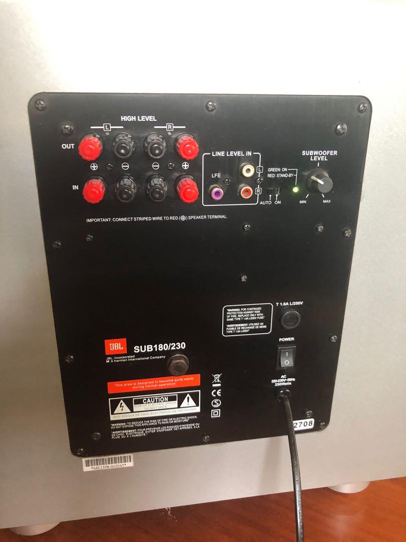 Jbl sub 180 hotsell subwoofer