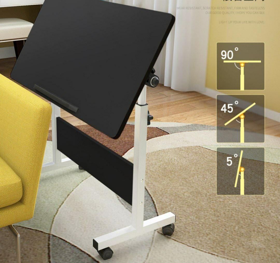Adjustable rollable foldable study/ bedside/ coffee/ laptop/ drawing