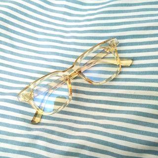 Anti UV Anti Radiation Eyeglasses Polarized Sunglasses  Transparent Brown Men Women Anti Radiation