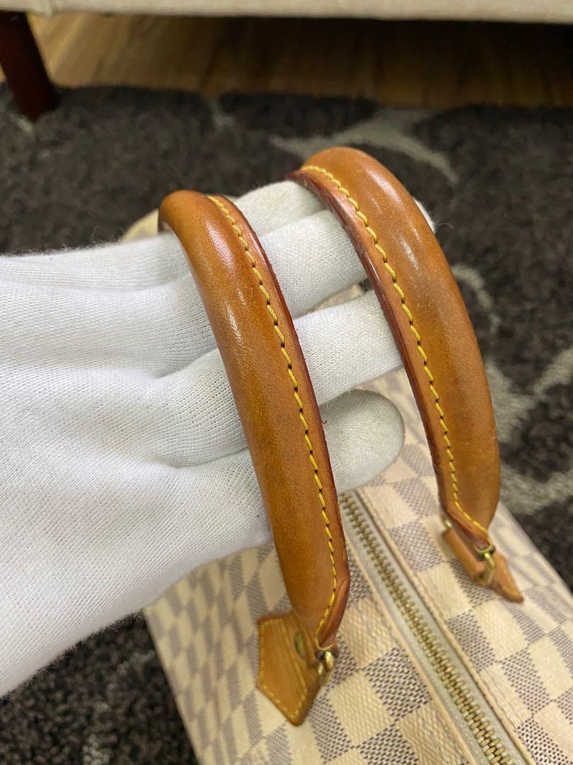 AUTHENTIC Louis Vuitton Speedy 30 Damier Azur PREOWNED (WBA421