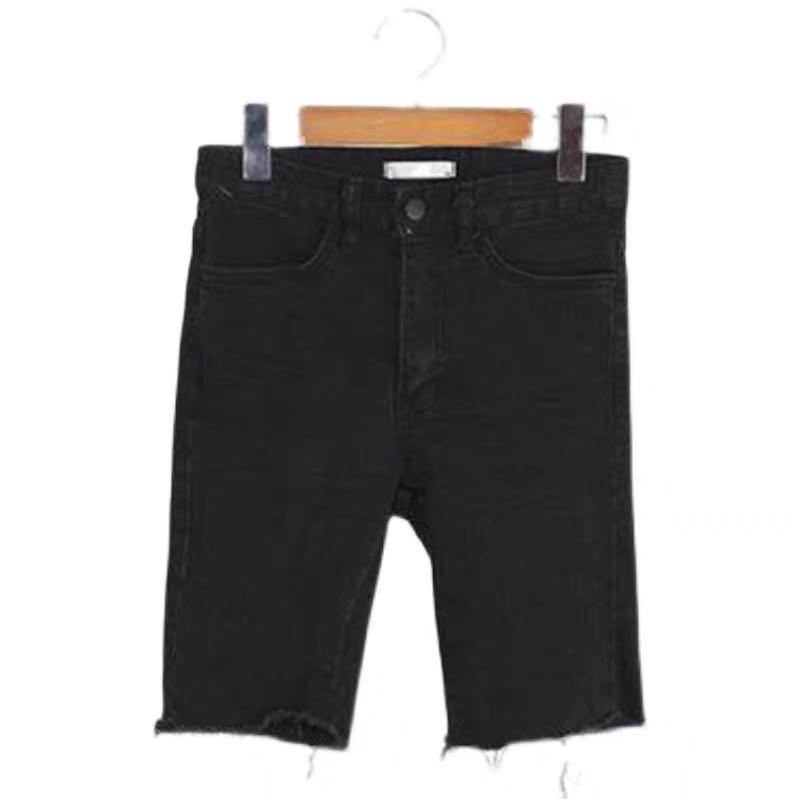 Black Jeans cycling shorts Korea Fashion Women s Fashion Bottoms Shorts on Carousell