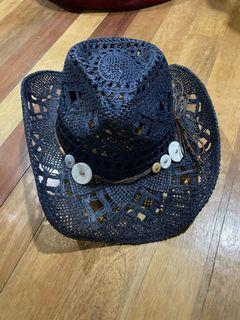 Blue cowboy hat from texas