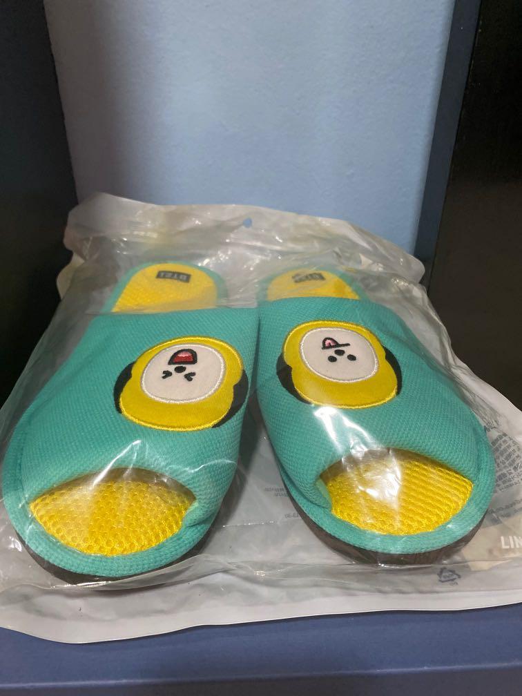 BTS BT21 Chimmy Mesh slippers Women s Fashion Footwear Flipflops and Slides on Carousell