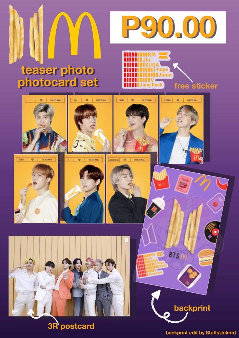 Photocards Bts X Mcdonalds - bmp-get