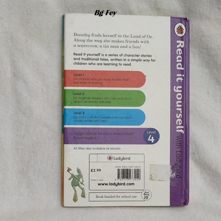 Buku anak ladybird read it yourself level 4 the wizard of oz buku