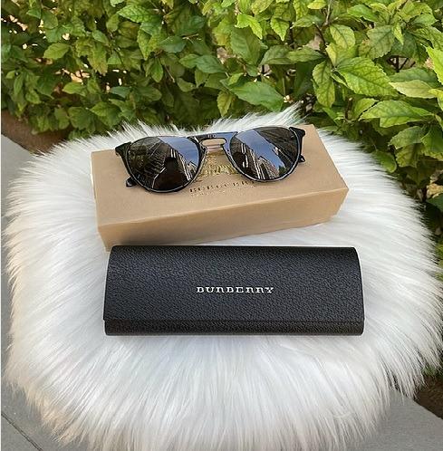 Burberry keyhole round frame sunglasses store
