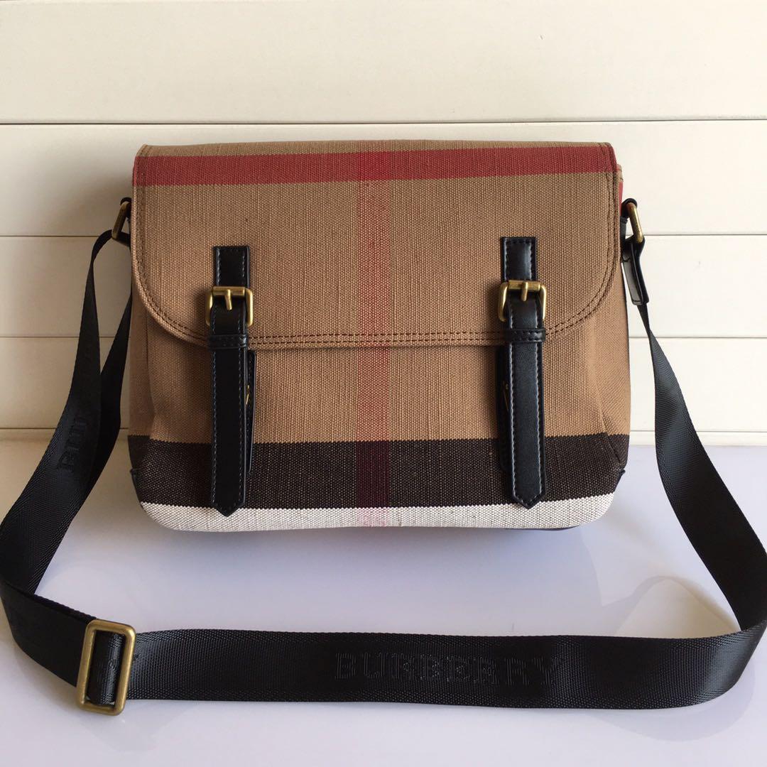 Laptop bags & briefcases Burberry - Vintage Check cotton messenger