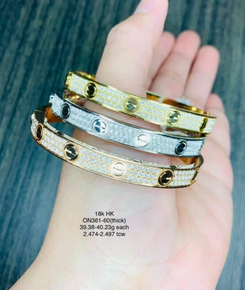 Cartier full diamond bracelet sales