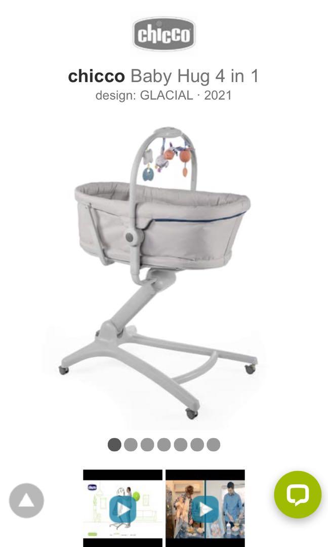 Chicco Hug 4 in 1 baby cot, portable, Babies & Kids, Baby Nursery