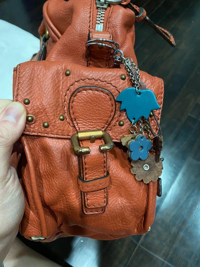 Chloe bag orange hot sale