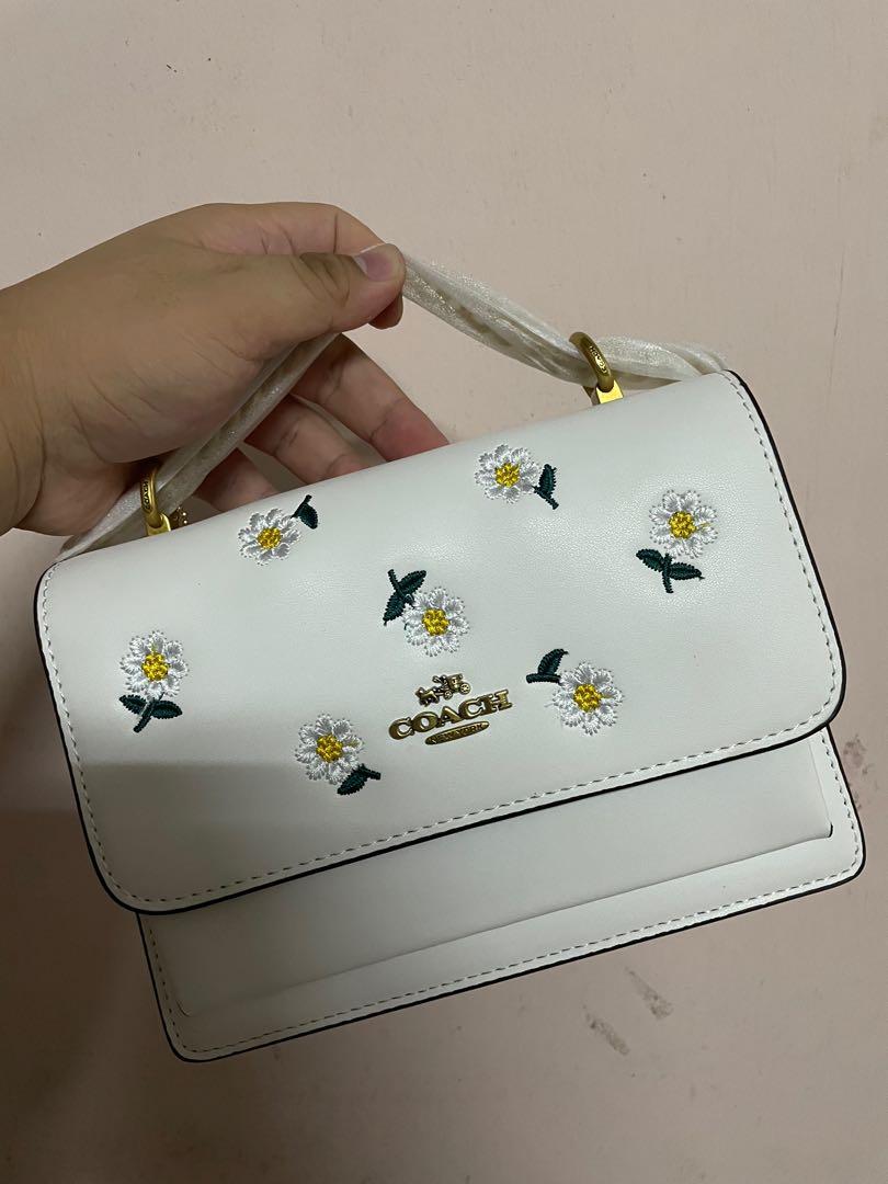 Coach sunflower purse top