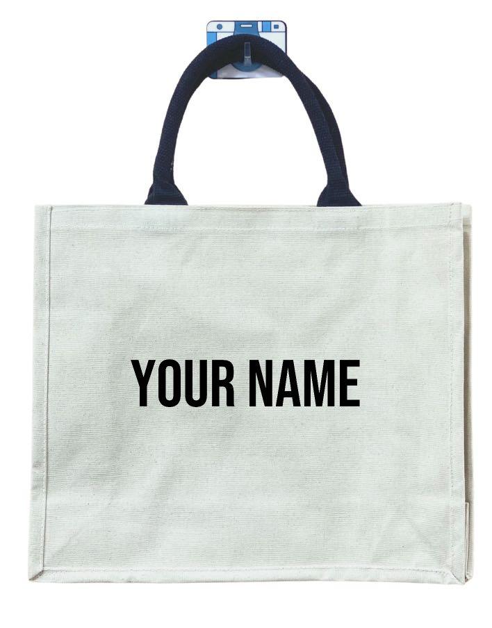 Laminated canvas new arrivals bag