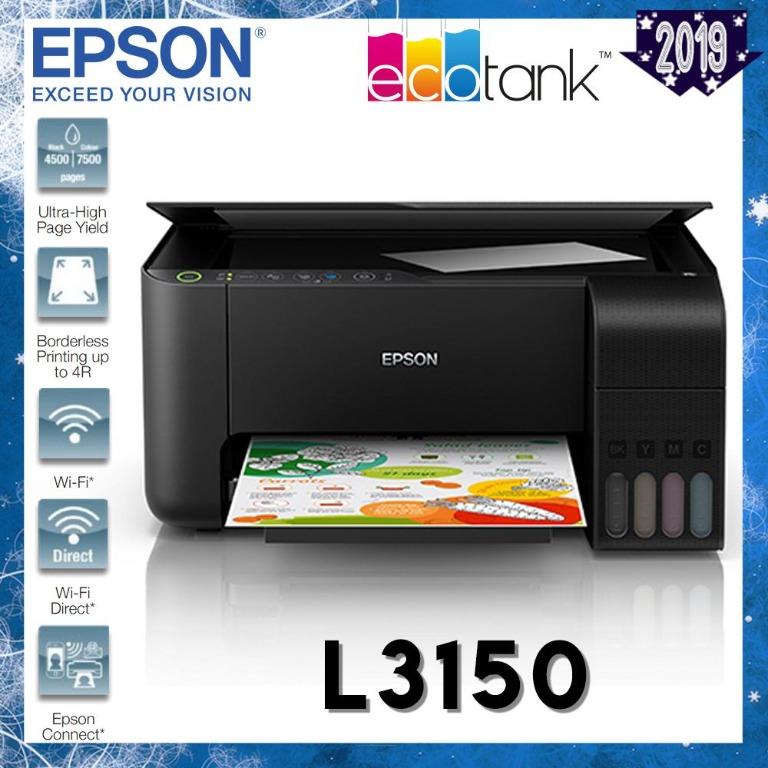 Epson Ecotank L3150 Wi Fi All In One Printer Computers And Tech Printers Scanners And Copiers On 0741