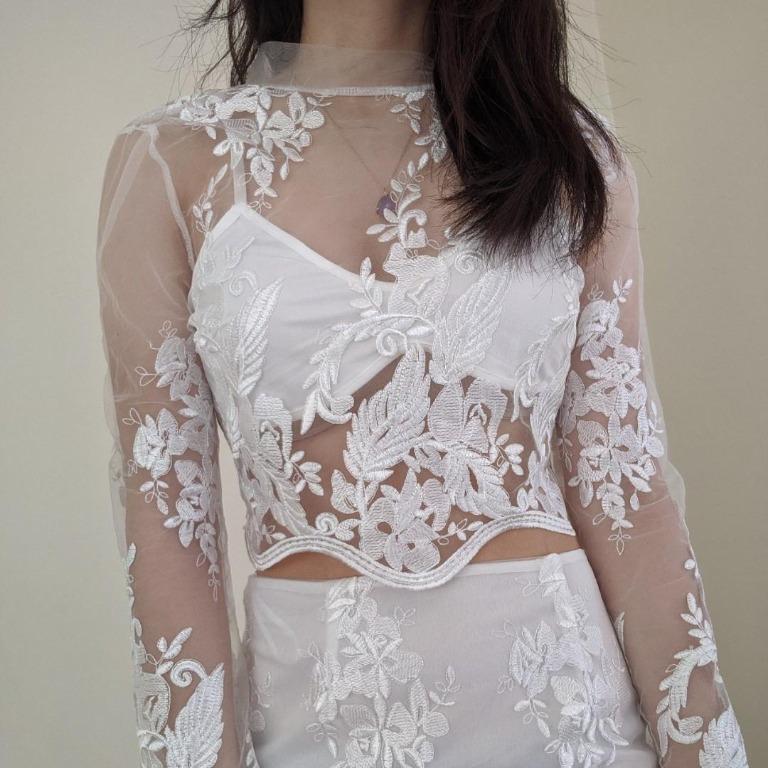 White lace fashion deals nova dress