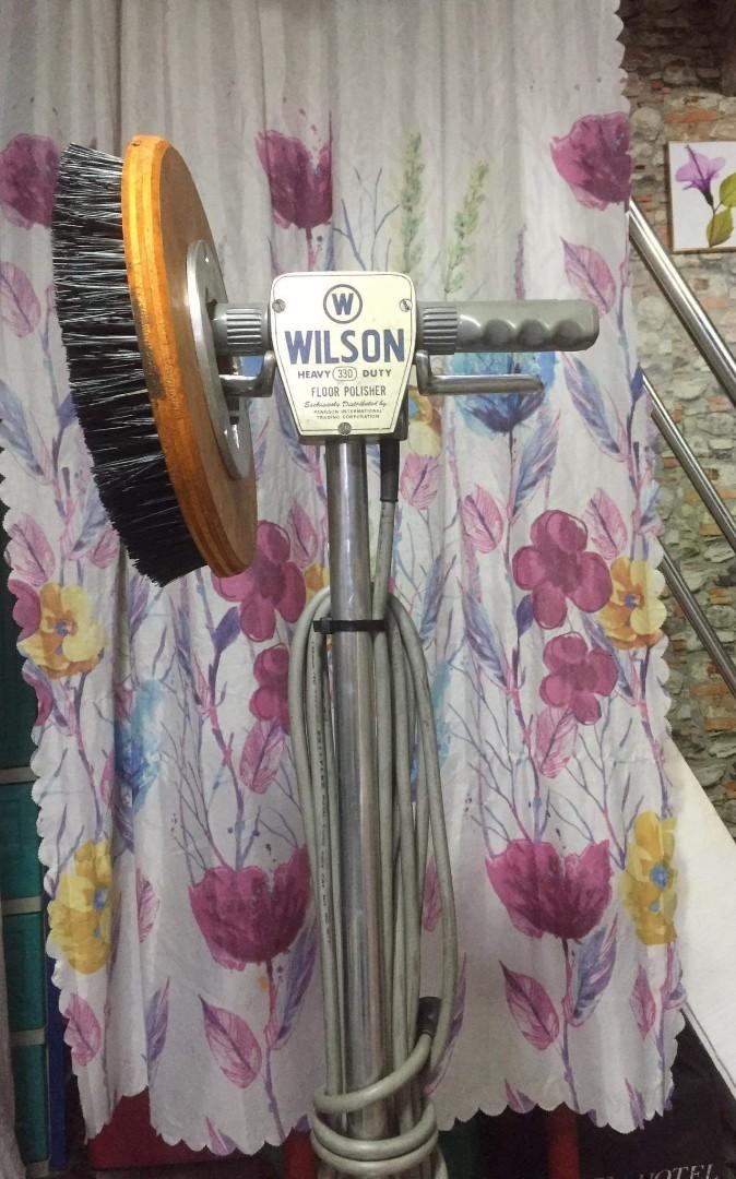 FLOOR POLISHER WILSON 330, Furniture & Home Living, Cleaning & Homecare