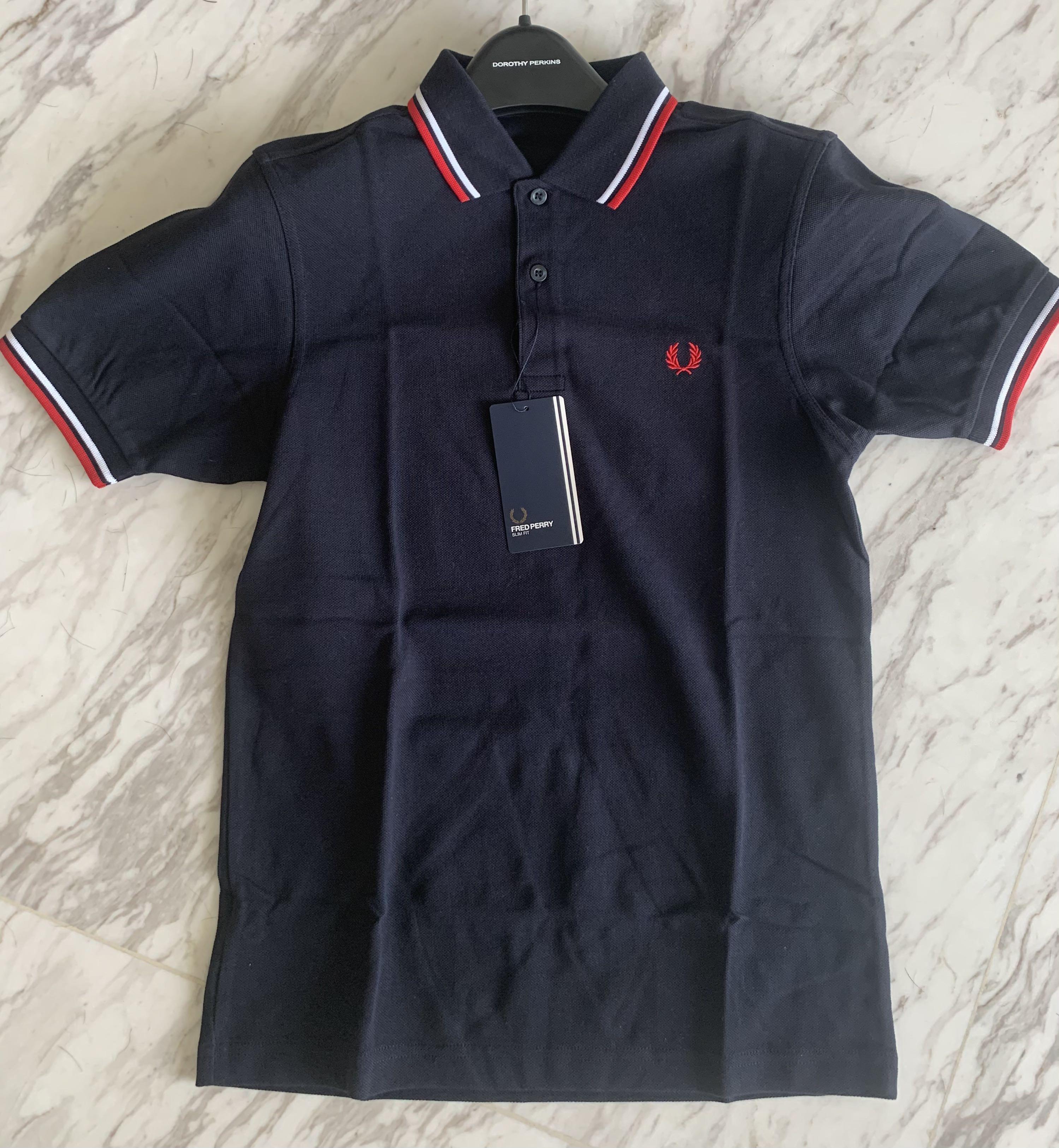 onder Bouwen salami Fred Perry Polo Shirt size XS Slim Fit, Men's Fashion, Tops & Sets, Tshirts  & Polo Shirts on Carousell