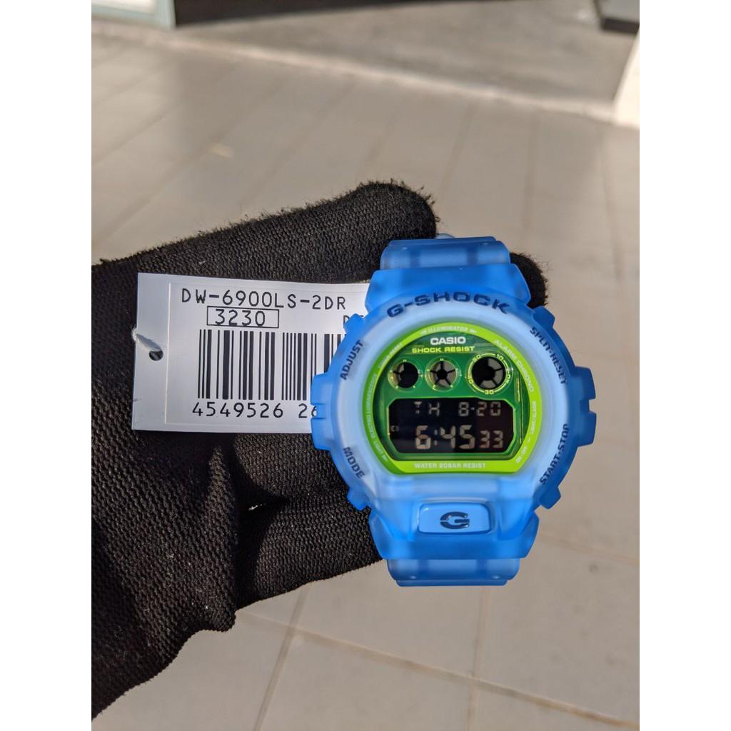 G shock jelly biru original