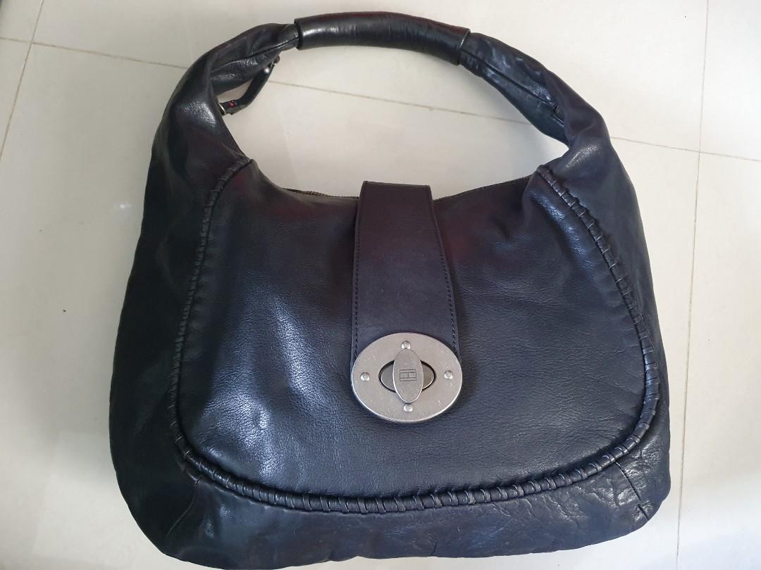 Genuine leather hot sale hobo bags